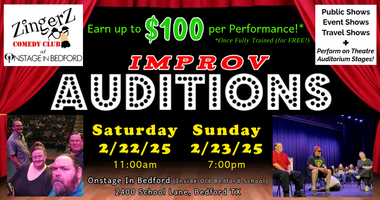 ZingerZ Clean Improv Comedy Show, ZingerZ Comedy Club at ONSTAGE In ...
